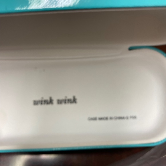 NWT Kate Spade Sunglasses with case Pink Glitter - Picture 3 of 5